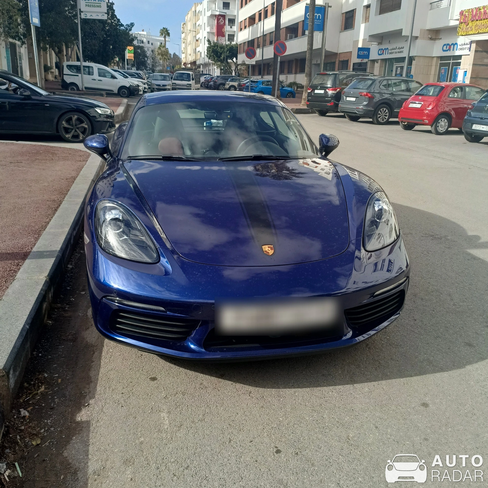 Porsche 718 Cayman spotted in Rabat, Maroc