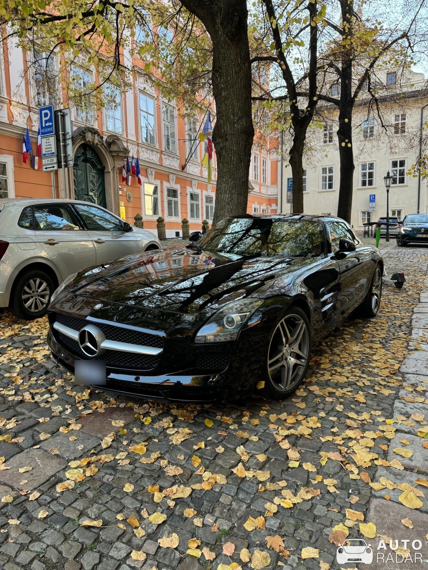 Mercedes-Benz SLS AMG spotted in Praha 1, Czechia