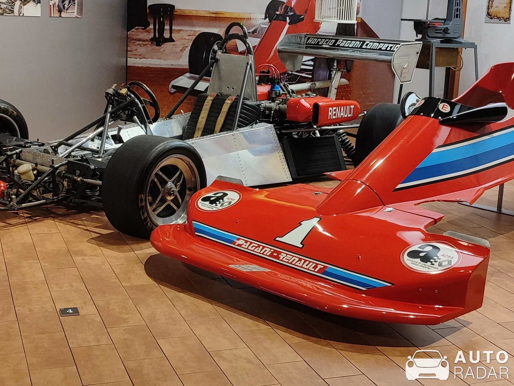 Pagani A1 Renault spotted in San Cesario sul Panaro, Italy