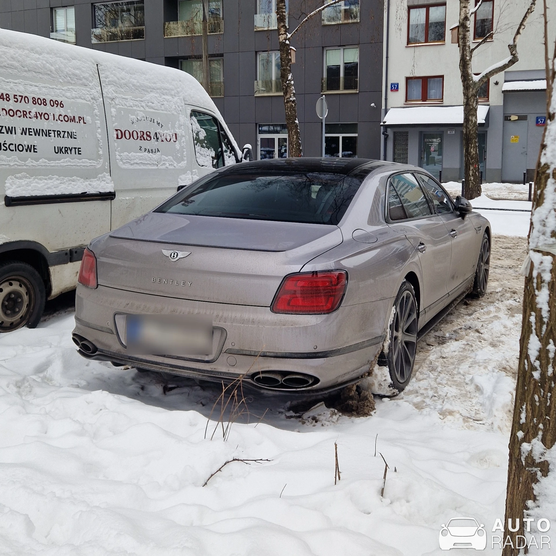 Bentley Flying Spur Hybrid S spotted in Warszawa