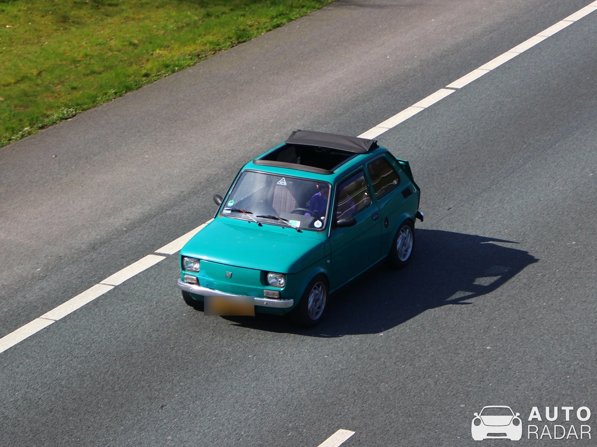 Polski Fiat 126p Faltdach spotted in Enschede