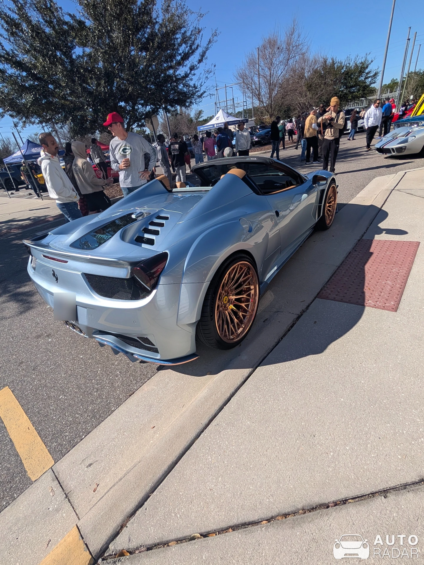 Ferrari 458 Spider Liberty Walk Widebody spotted in Dhodhari