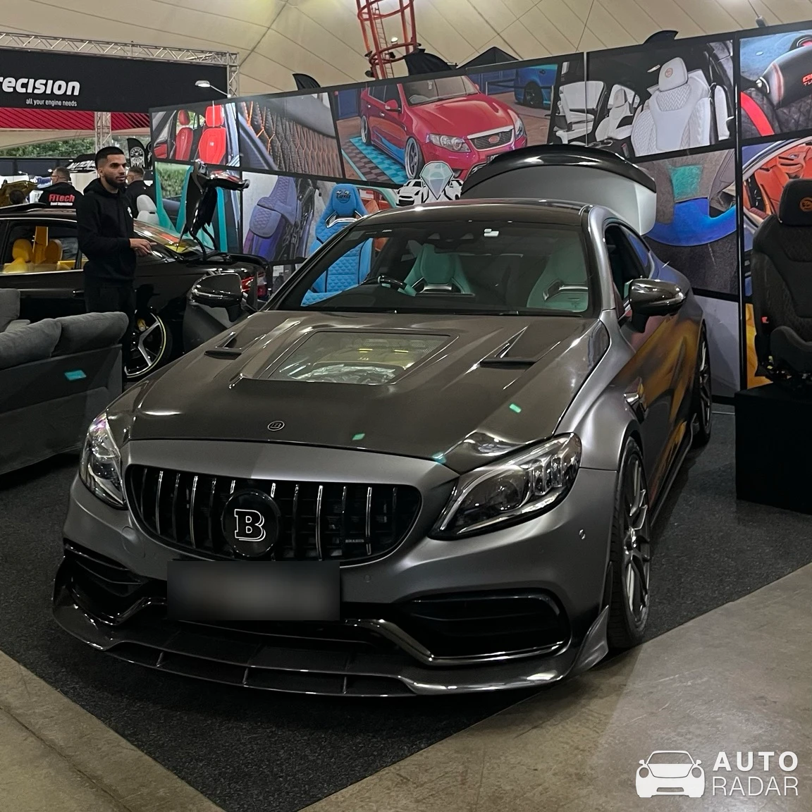 Mercedes-AMG Brabus C 63 S W205 spotted in Flemington