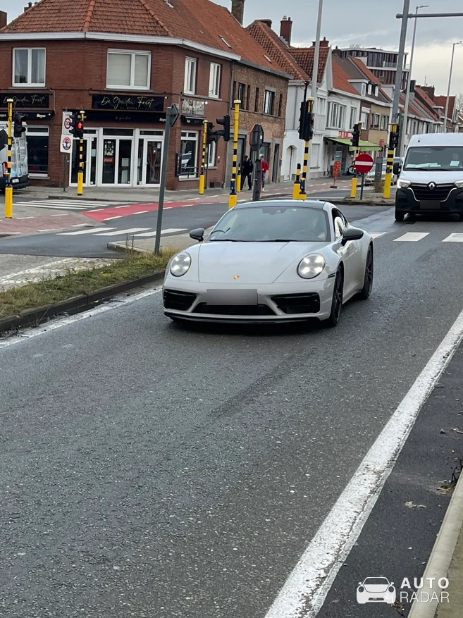 Porsche 992 Carrera GTS MkI spotted in Brugge, België