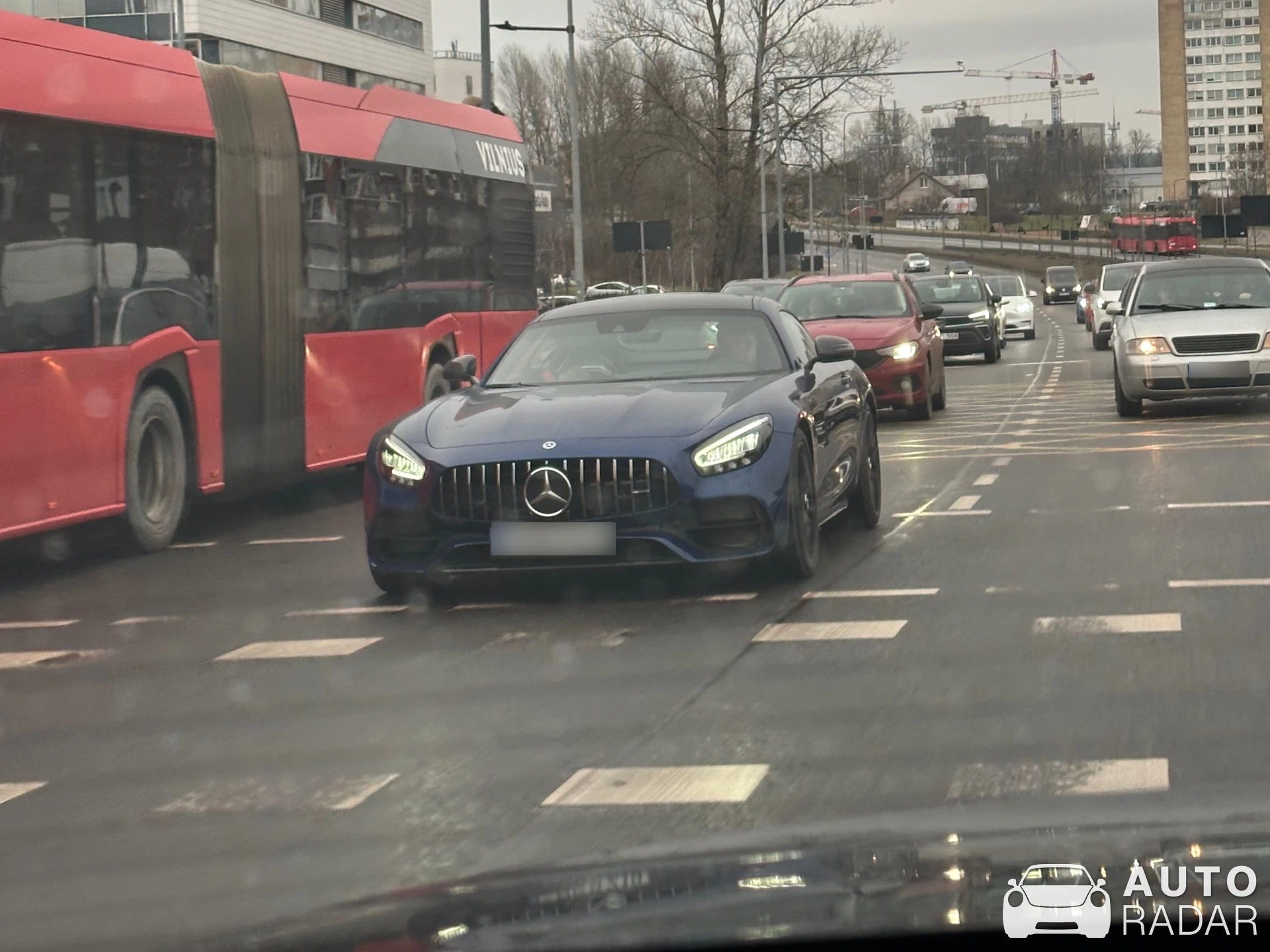 Mercedes-AMG GT C190 spotted in Vilnius, Lithuania