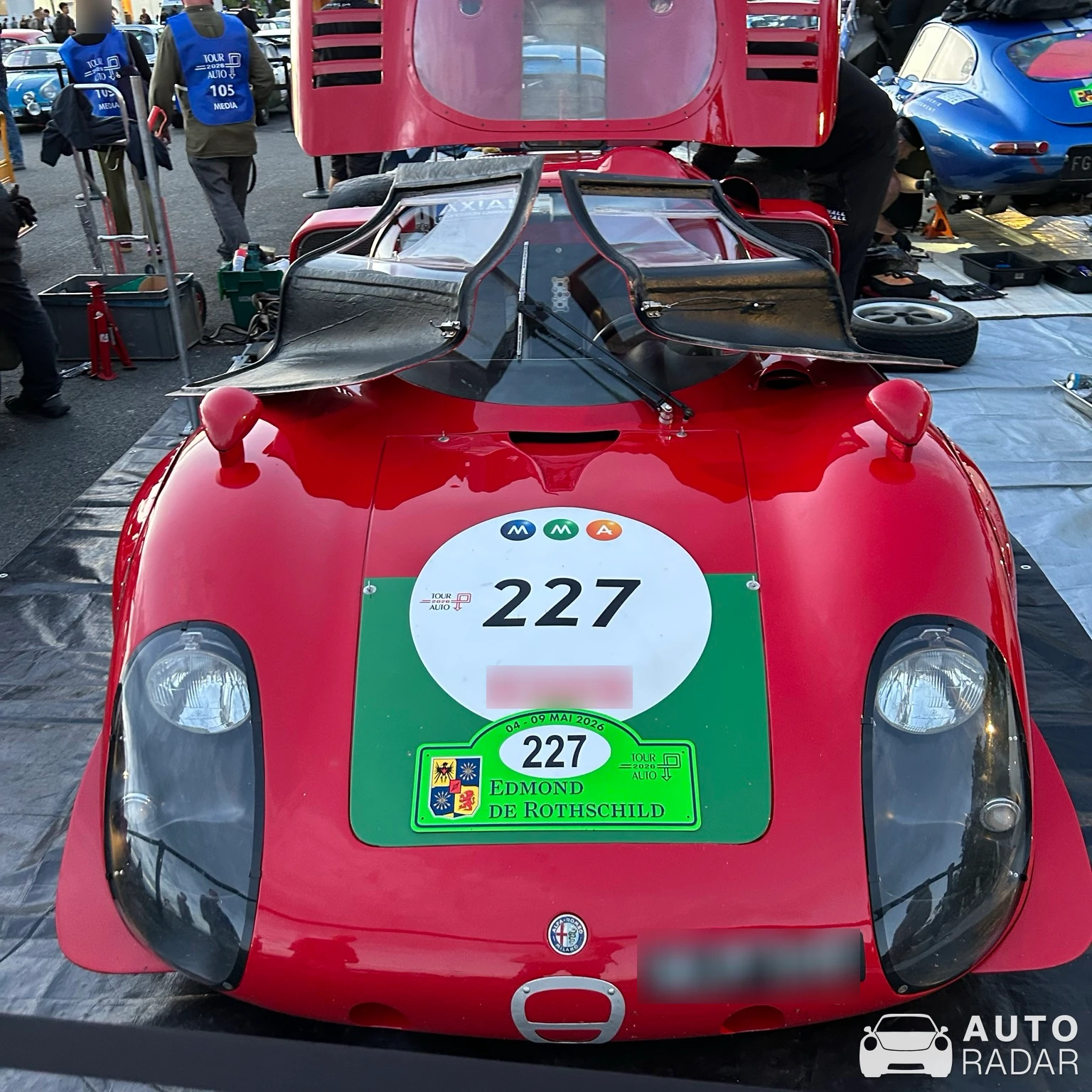 Alfa Romeo 33 Stradale spotted in Pau