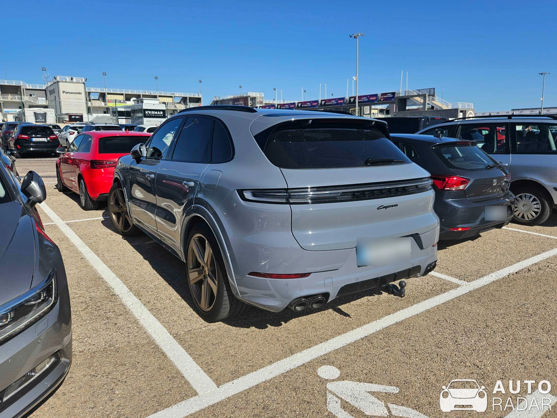 Porsche Cayenne spotted in Cheste, Spain