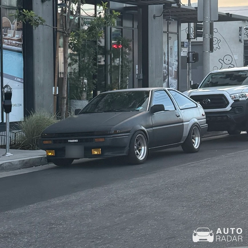 Toyota Corolla AE86 spotted in Los Angeles, United States