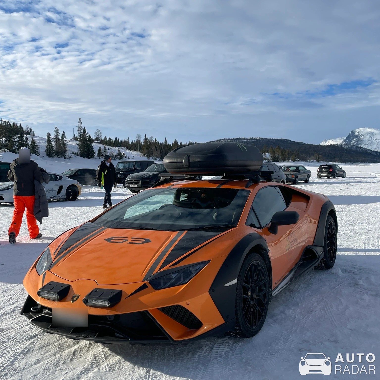 Lamborghini Huracán LP610-4 Sterrato spotted in Gol, Norge