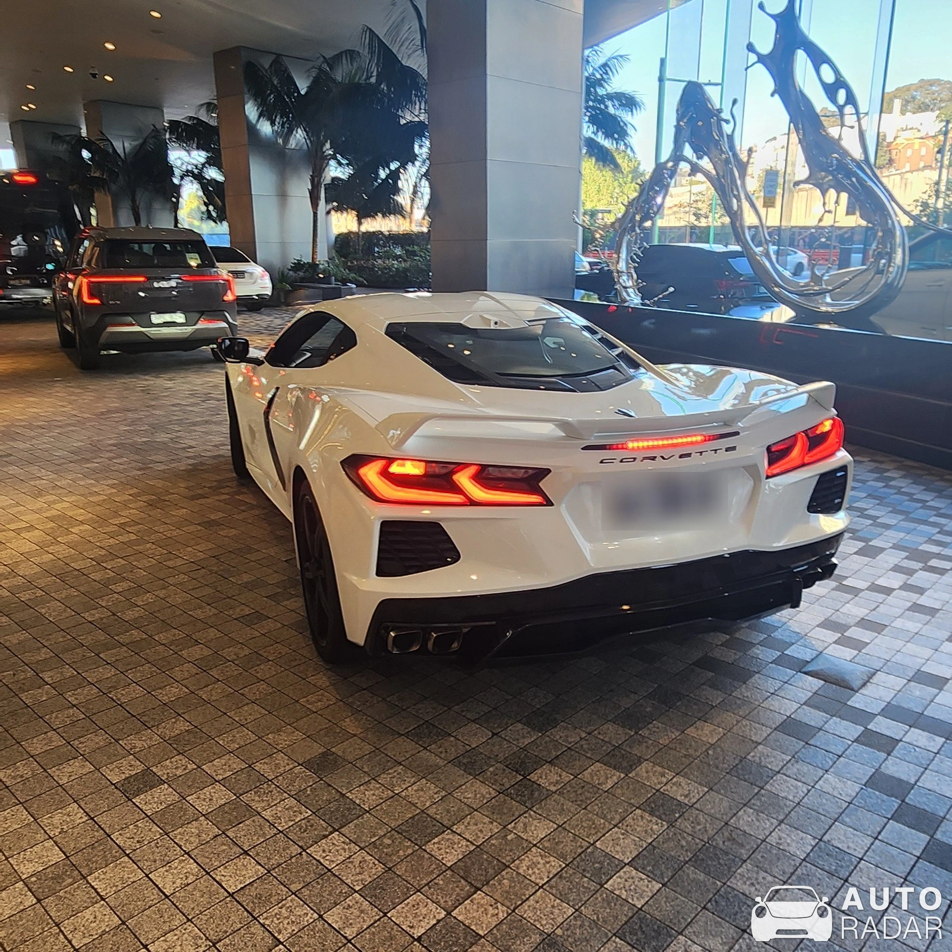 Chevrolet Corvette C8 Stingray spotted in Barangaroo, Australia