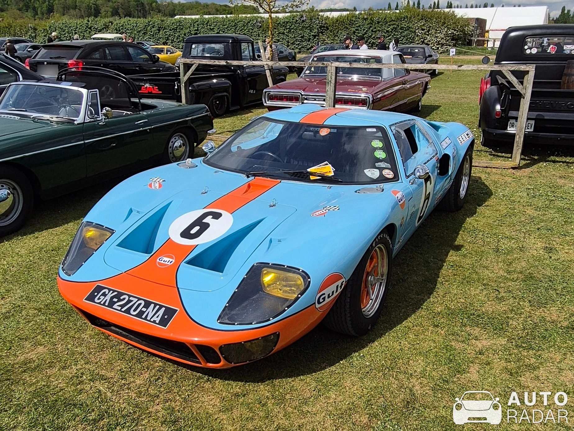 Ford GT40 spotted in Chantilly