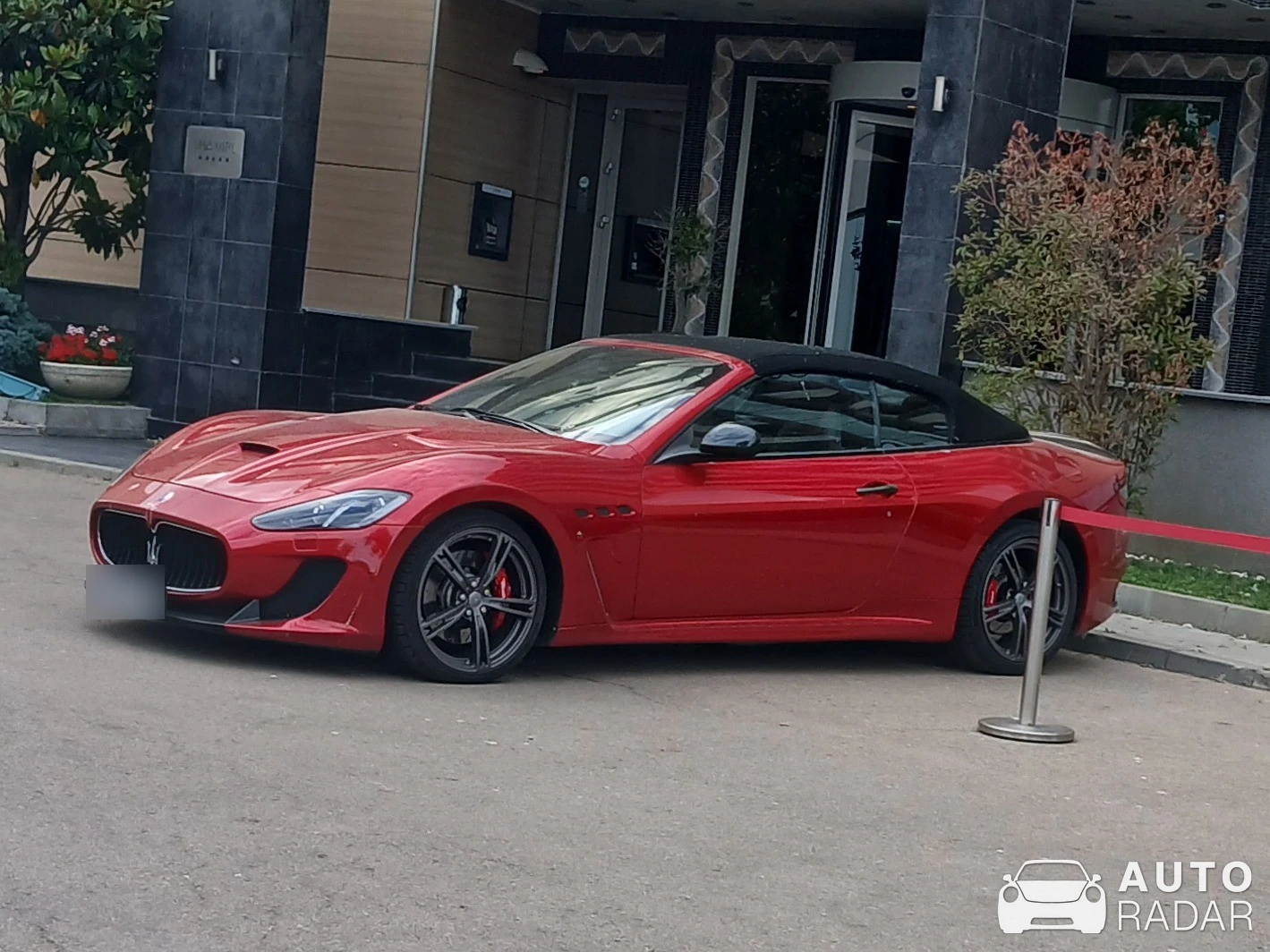 Maserati GranCabrio MC Centennial Edition spotted in Constanța