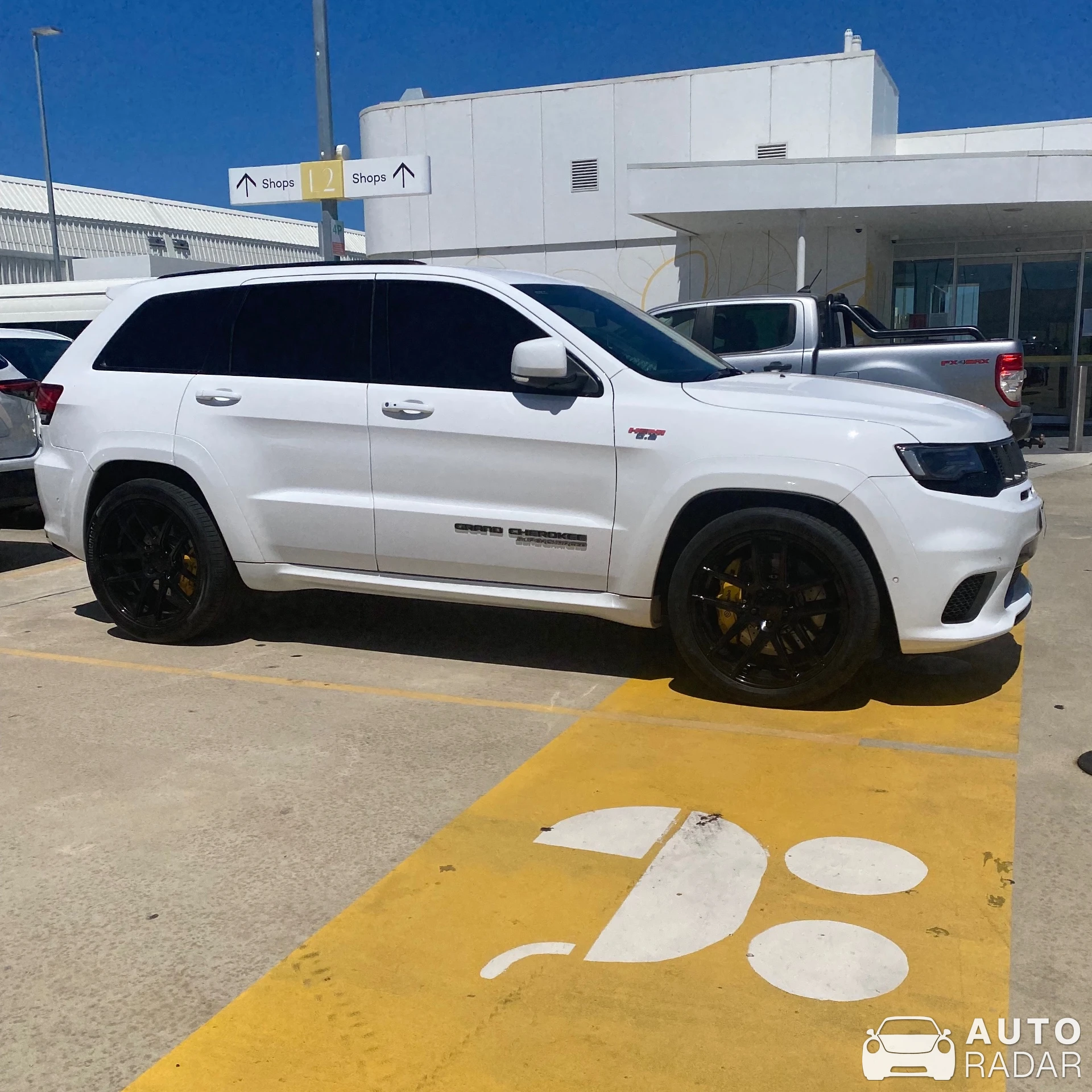 Jeep Grand Cherokee SRT Trackhawk spotted in Karrinyup, Australia