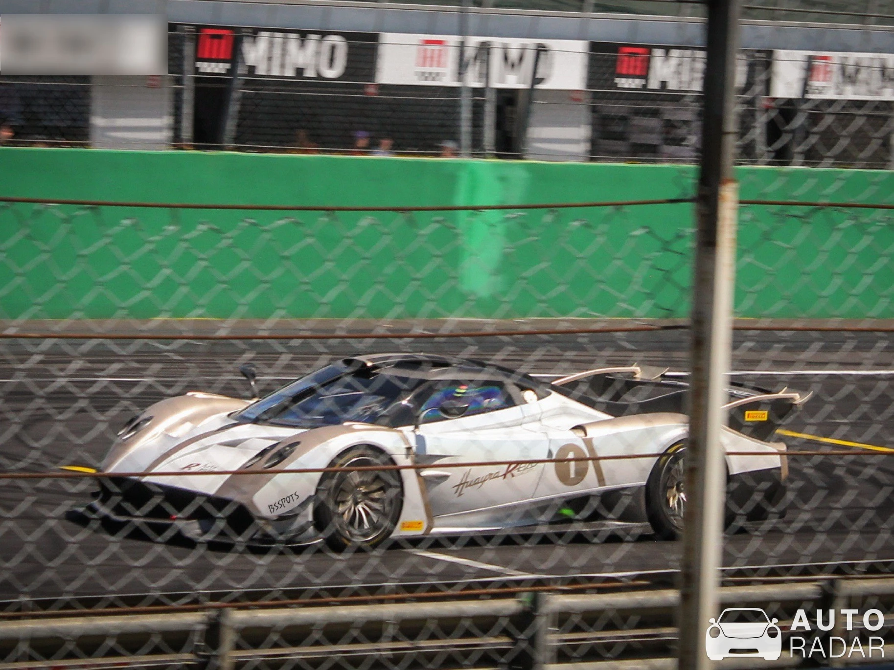 Pagani Huayra R Evo Roadster spotted in Monza
