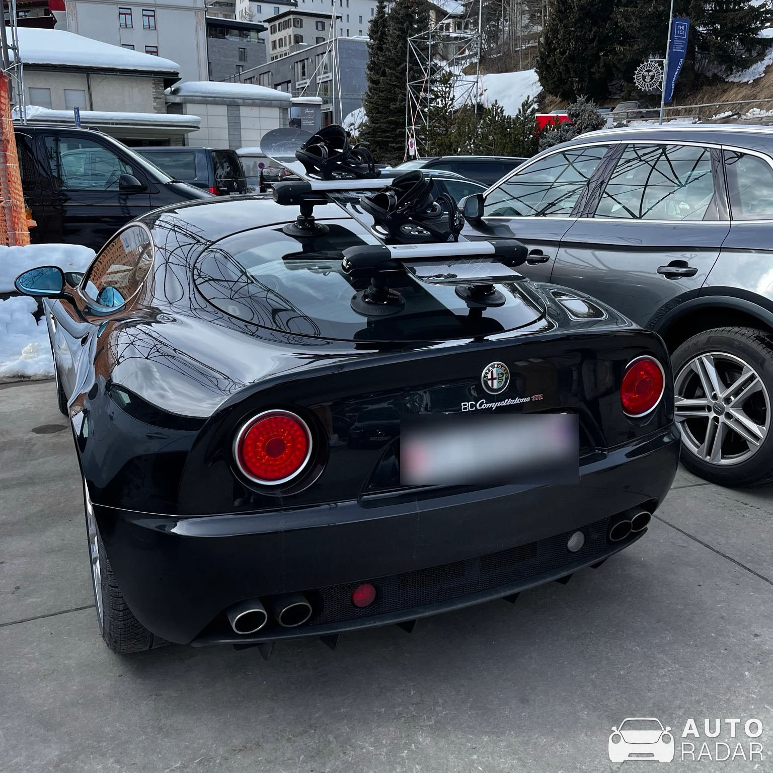 Alfa Romeo 8C Competizione M spotted in Sankt Moritz