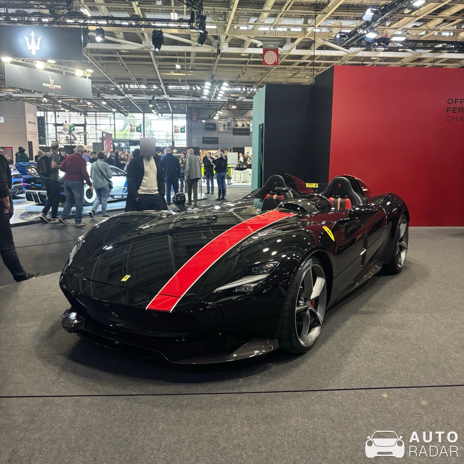 Ferrari Monza SP2 spotted in Paris, France