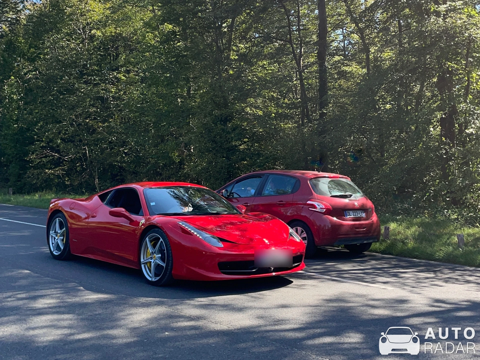 Ferrari 458 Italia spotted in Chantilly, France
