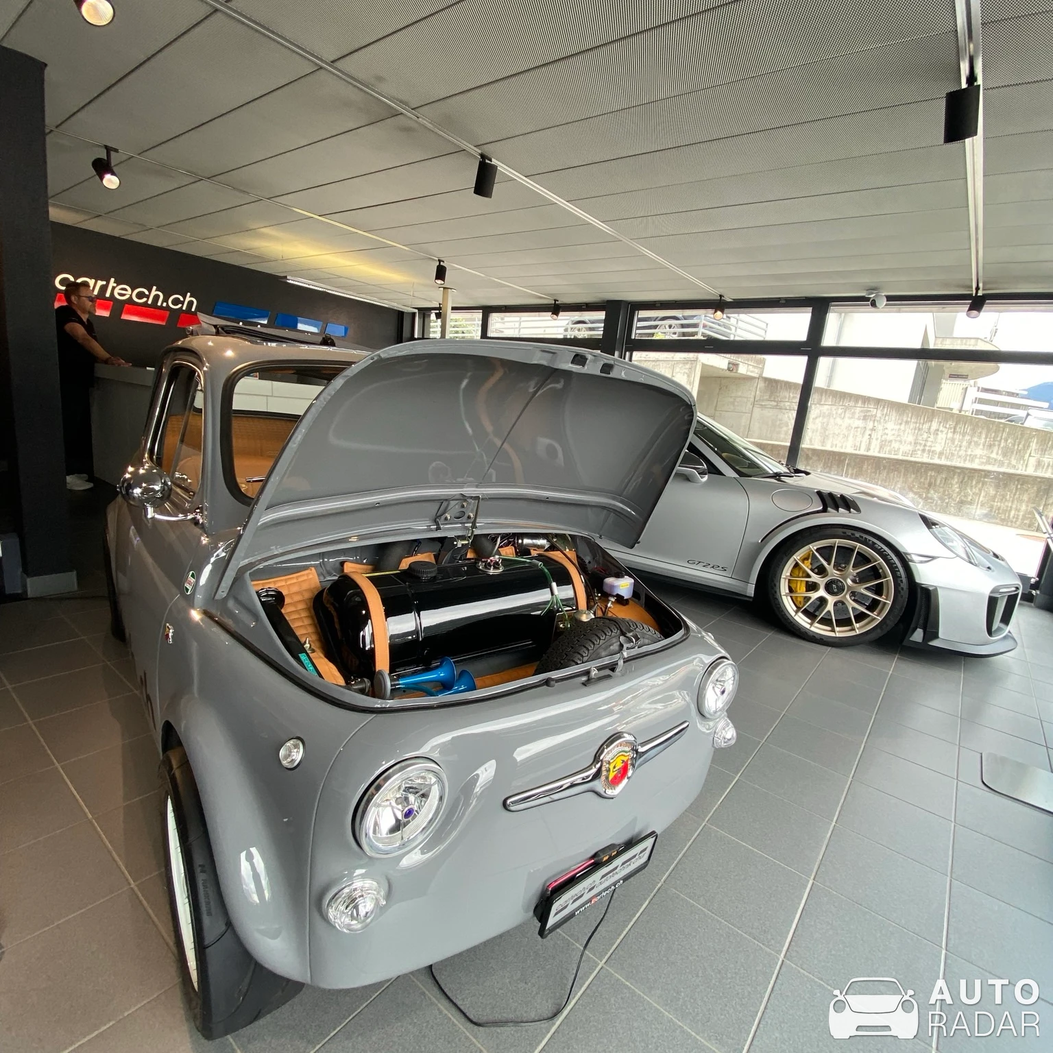Abarth 595C Competizione spotted in Chur