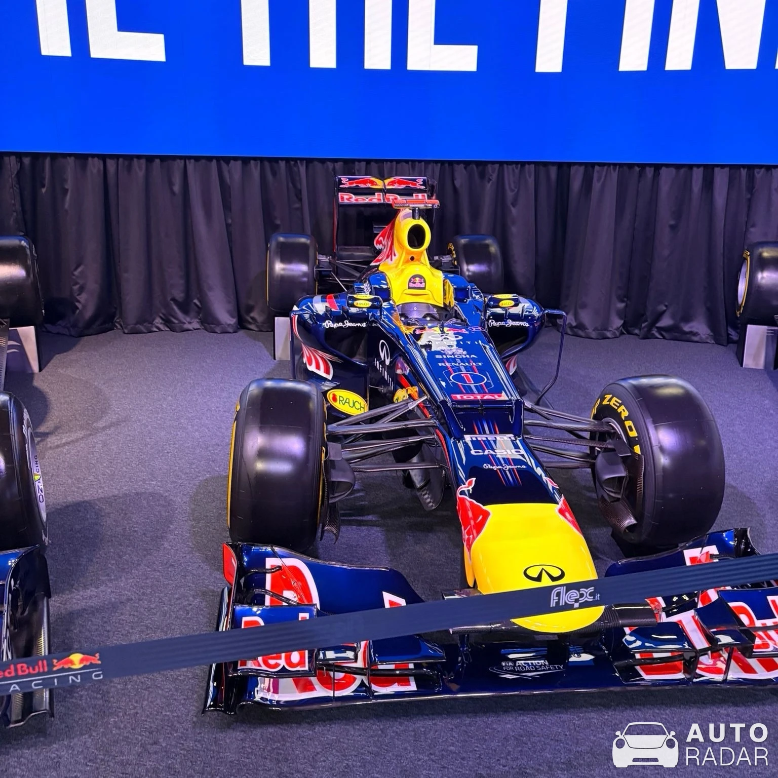 Red Bull Racing RB9 spotted in Harlington