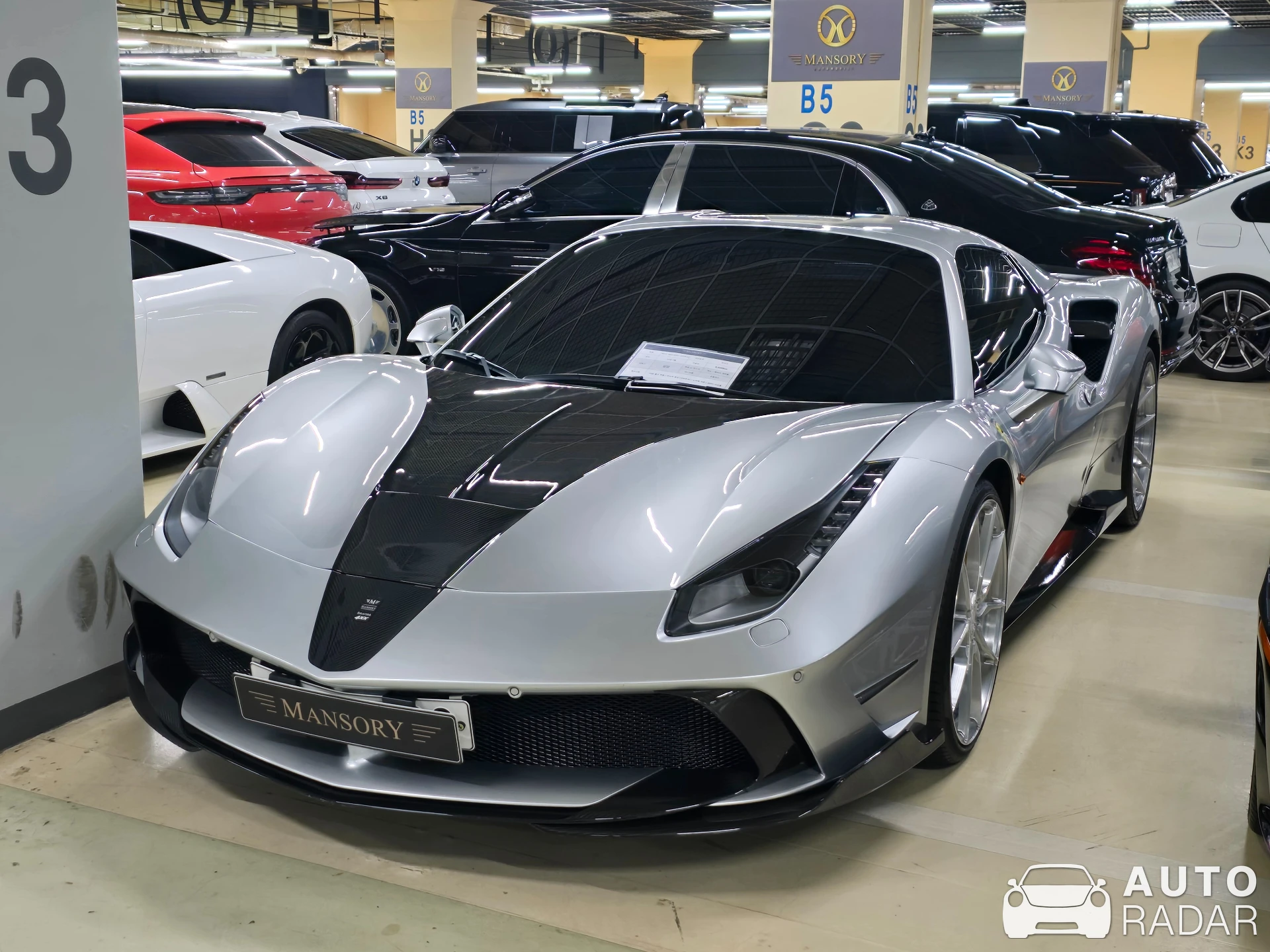 Ferrari 488 GTB Mansory Siracusa 4XX spotted in Seoul