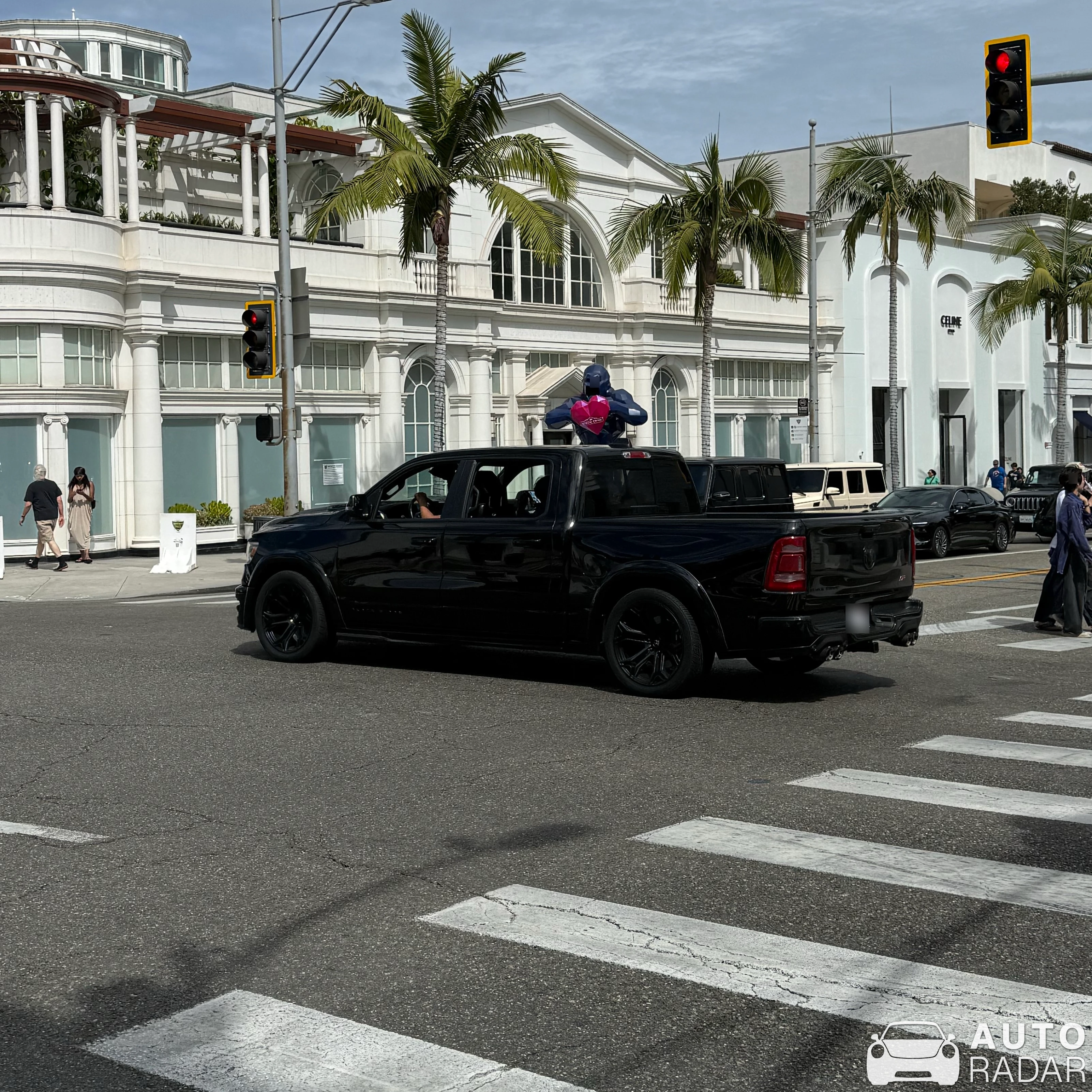 Dodge RAM 1500 Black Widow spotted in Beverly Hills