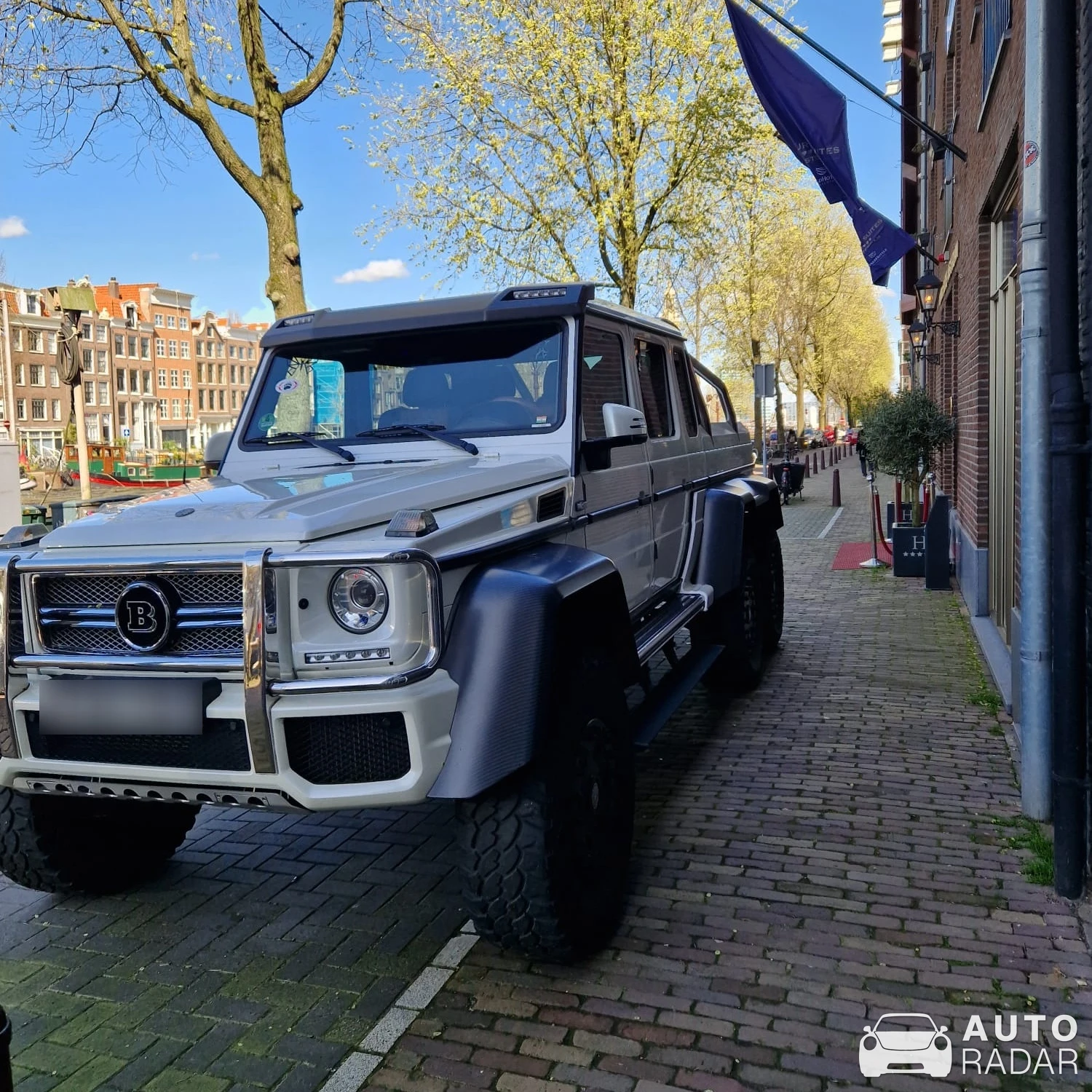 Mercedes-Benz G 63 AMG 6x6 Brabus spotted in Amsterdam, Netherlands