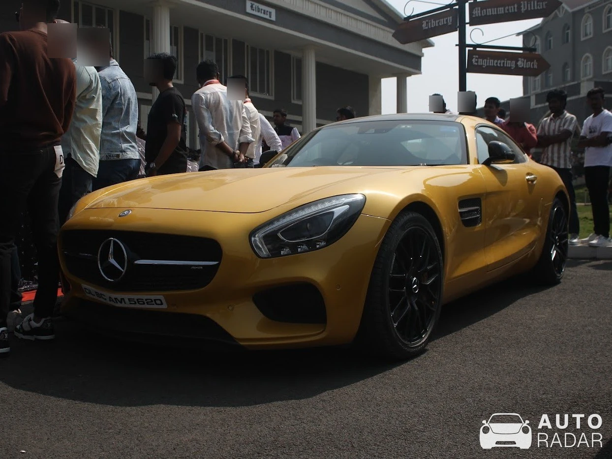 Mercedes-AMG GT S C190 spotted in Pimpri-Chinchwad, India
