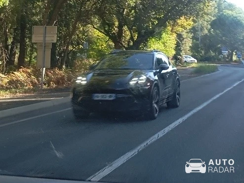Porsche Macan EV spotted in Bidart