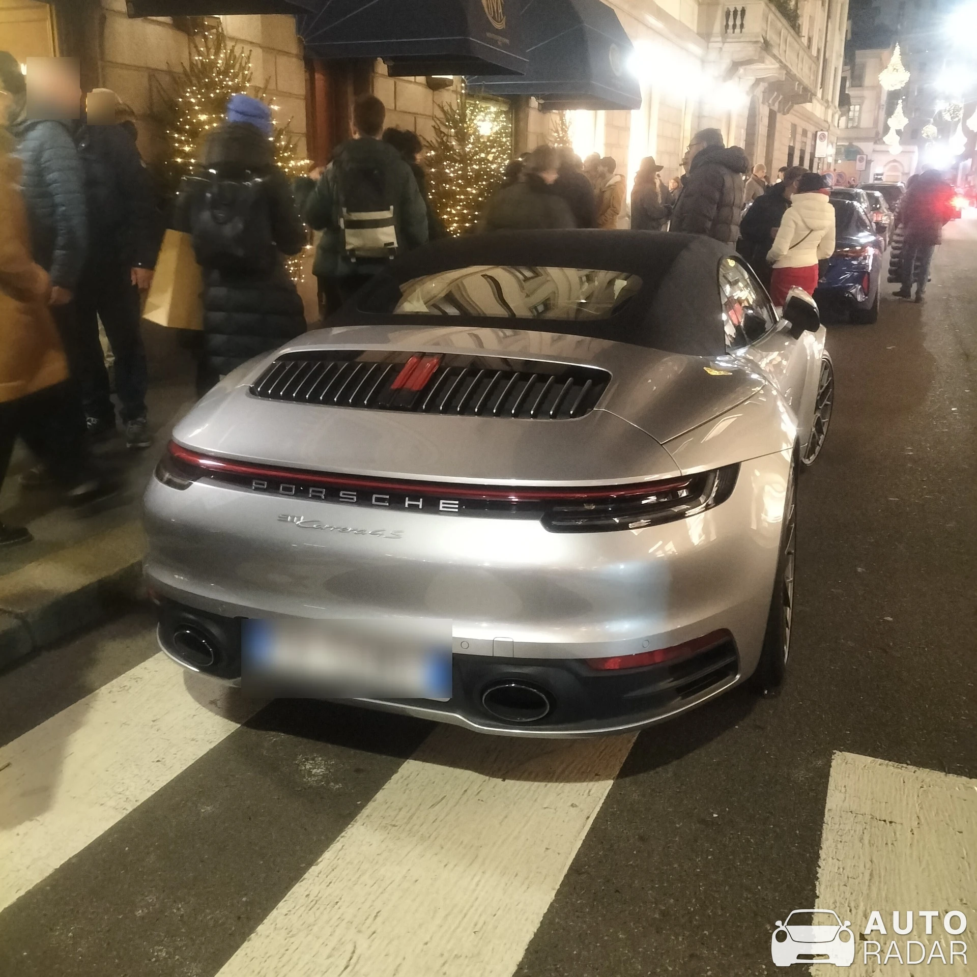 Porsche 991 Carrera 4S Cabriolet MkI spotted in Milano, Italy