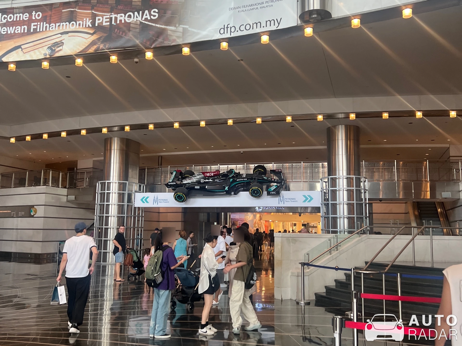 Mercedes-AMG F1 W12 EQ Power+ spotted in Kuala Lumpur, Malaysia