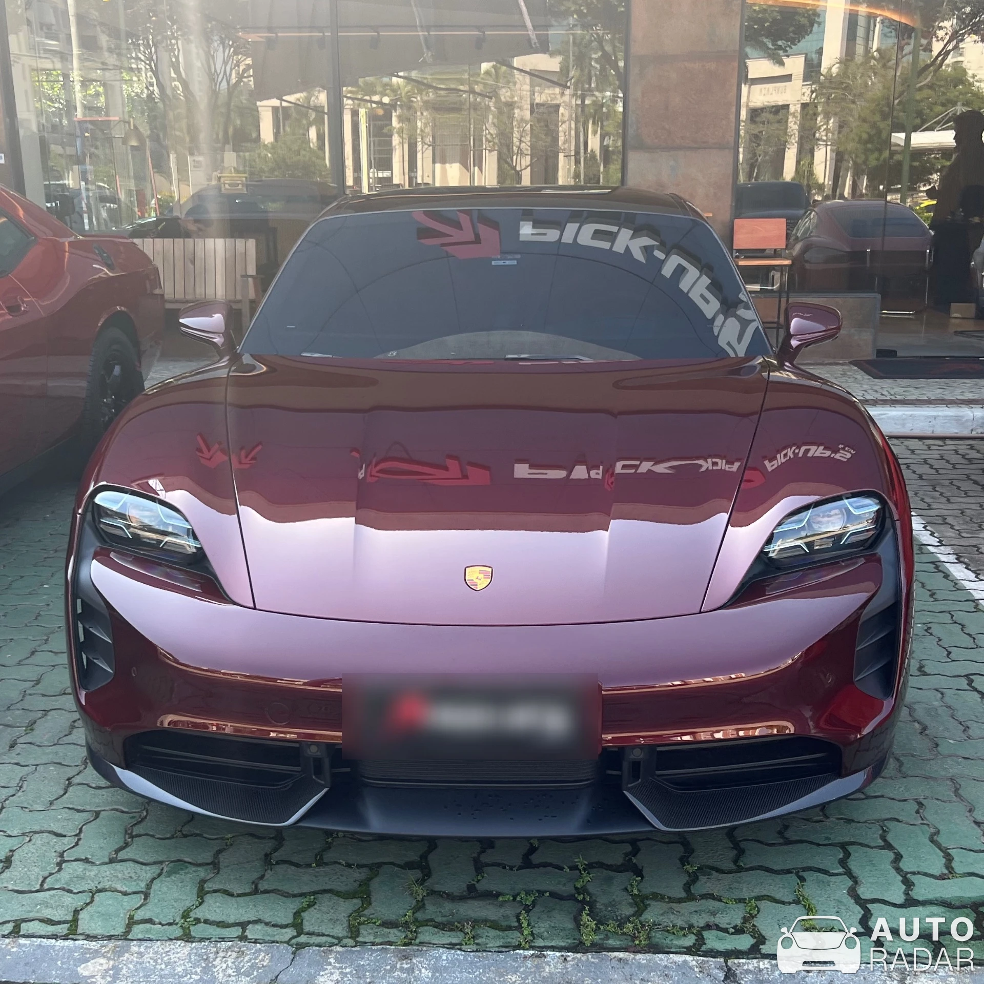 Porsche Taycan GTS spotted in Barra da Tijuca, Brazil
