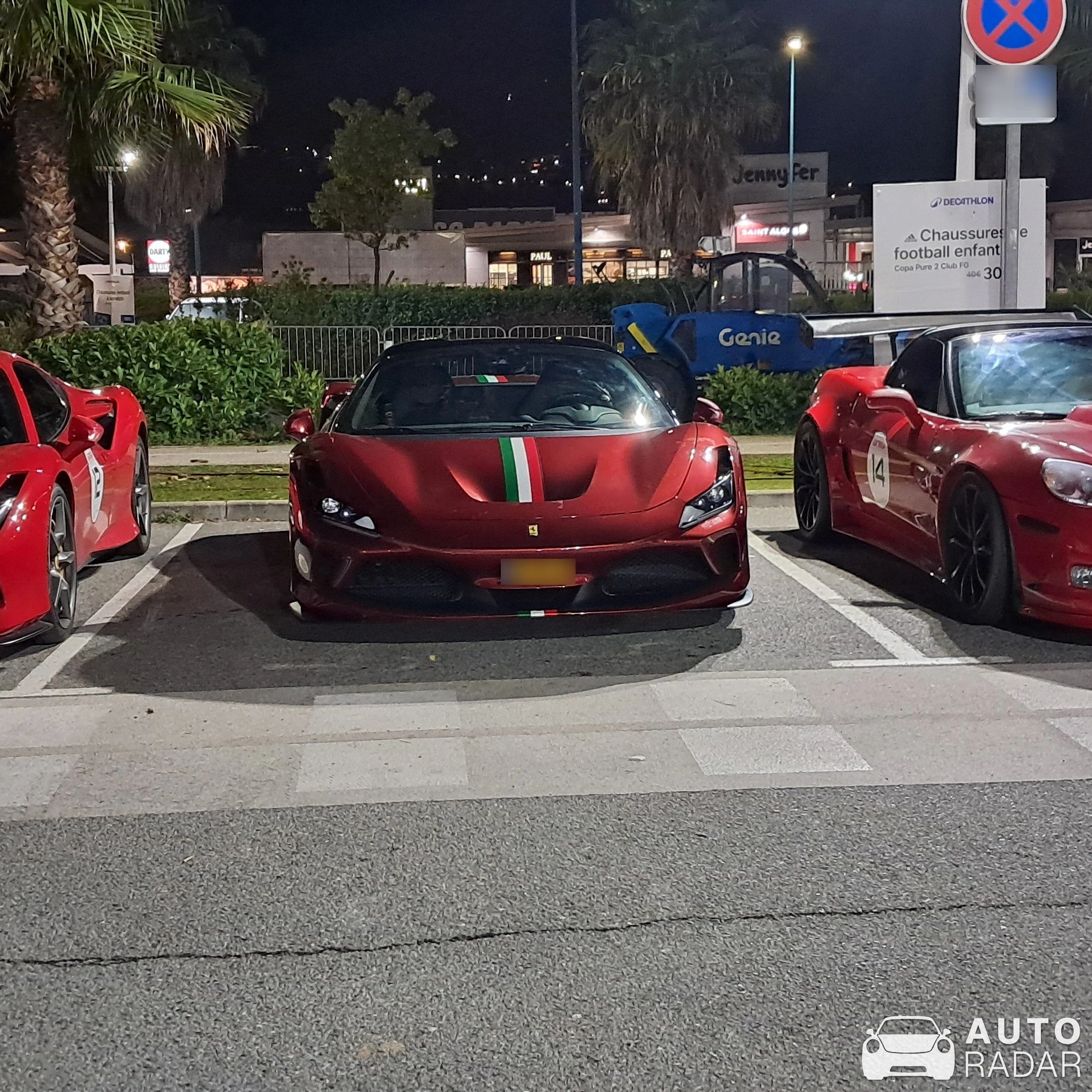 Ferrari F8 Spider spotted in Mandelieu-la-Napoule, France