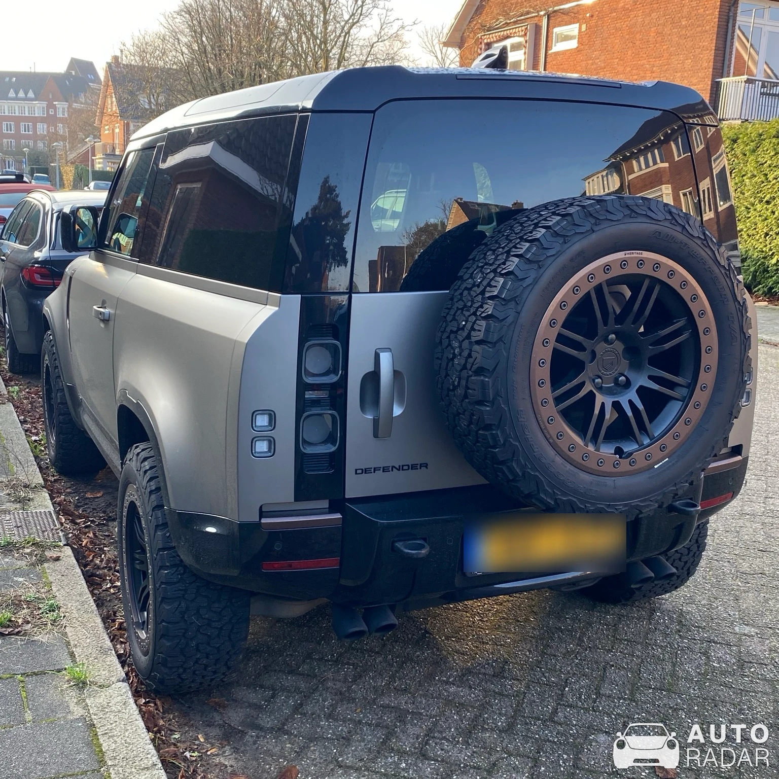 Land Rover Defender Heritage spotted in Amsterdam