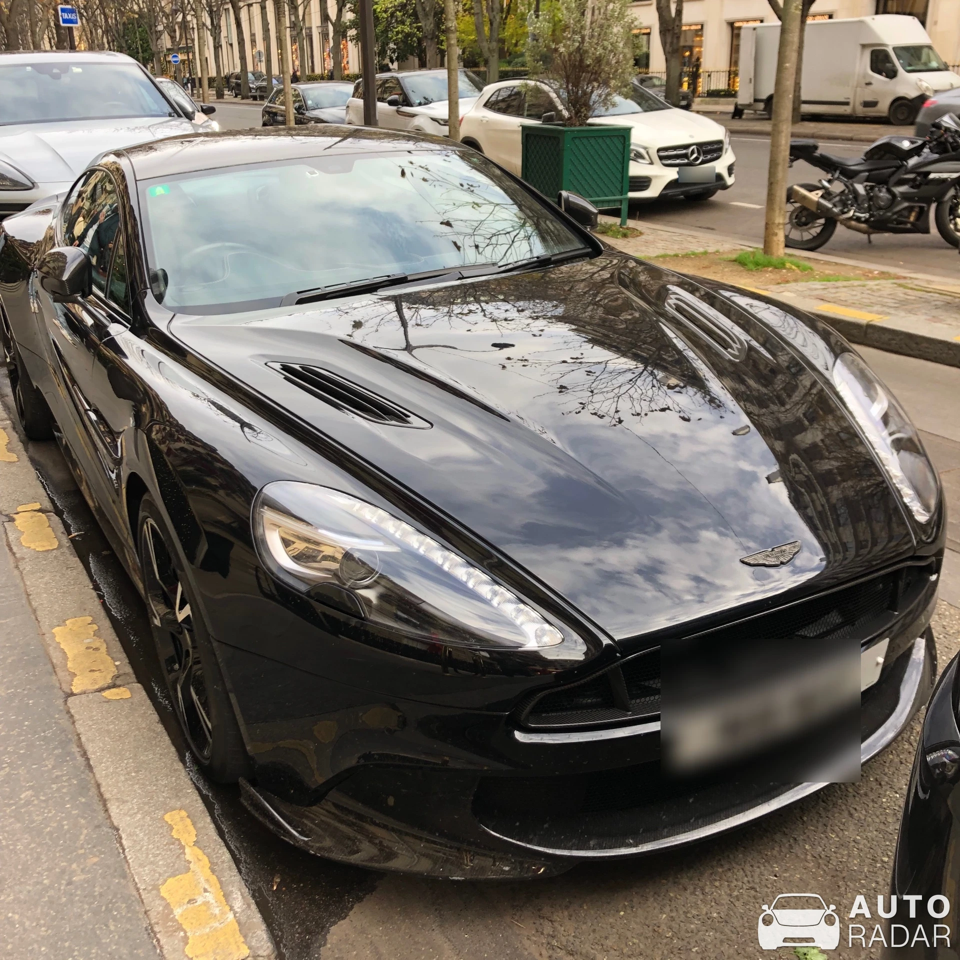 Aston Martin Vanquish S spotted in Paris, France