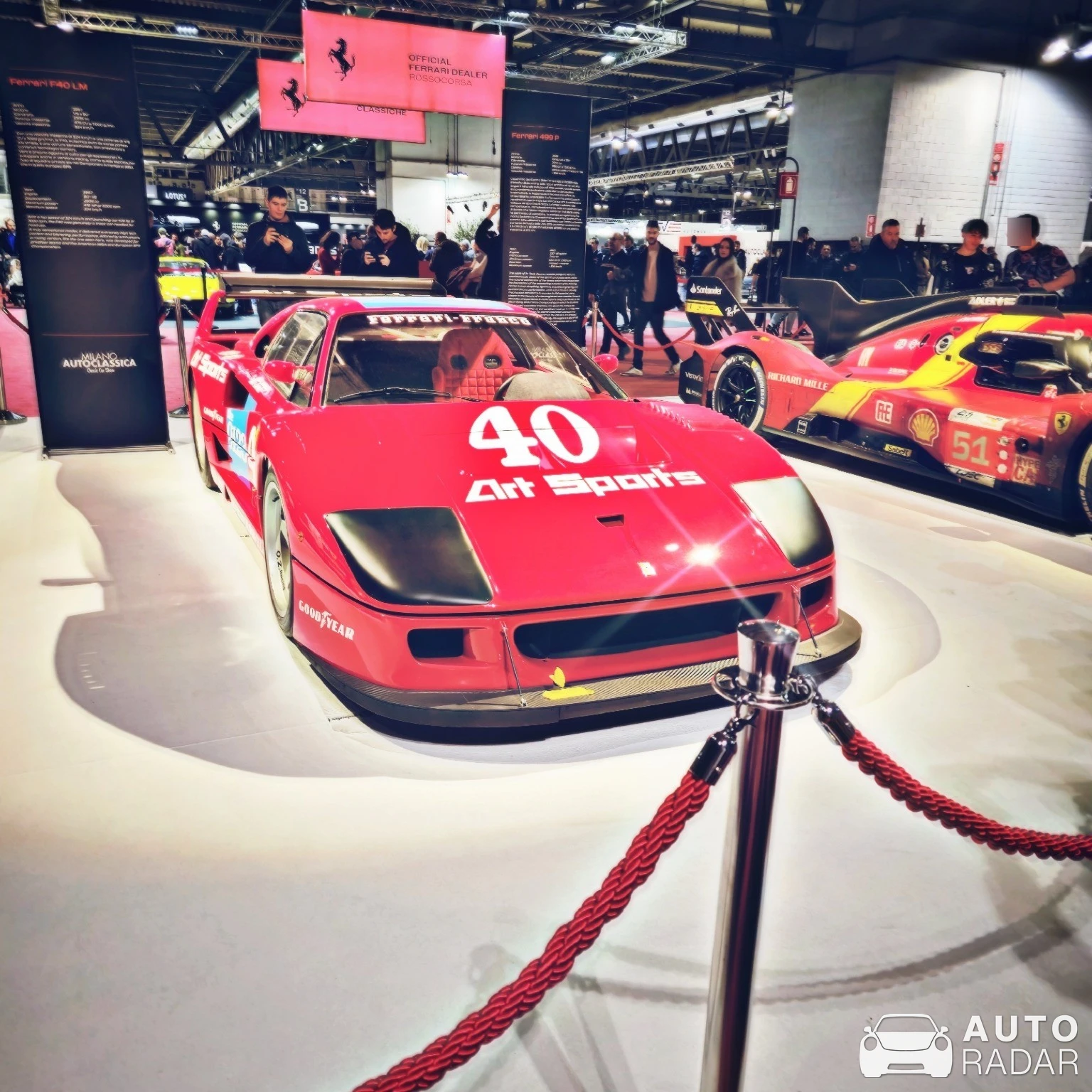 Ferrari F40 LM Edo Competition spotted in Rho, Italy