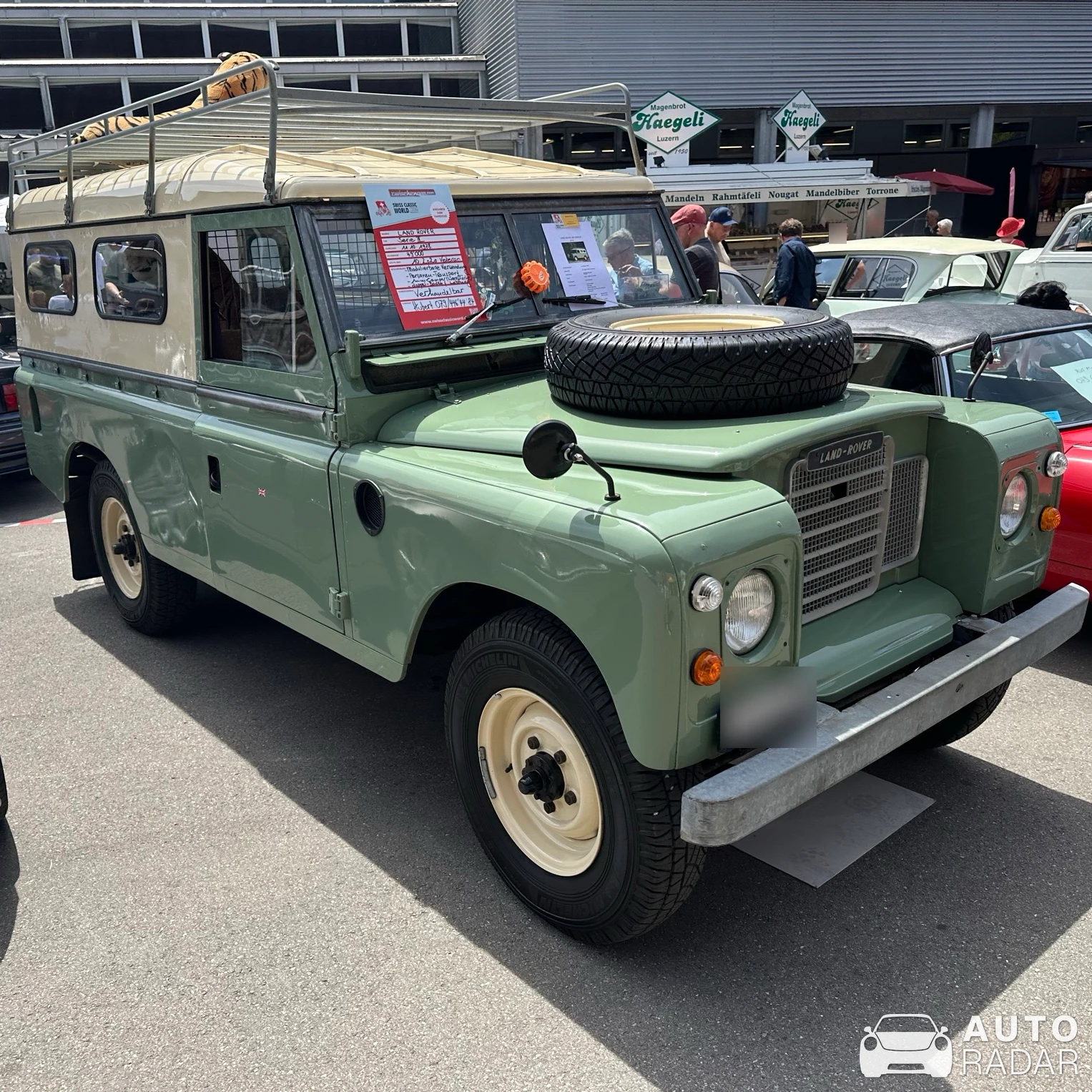 Land Rover Series IIA spotted in Luzern