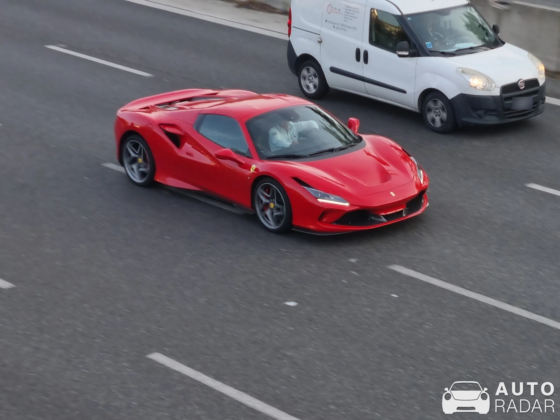 Ferrari F8 Spider spotted in Milan, Italy