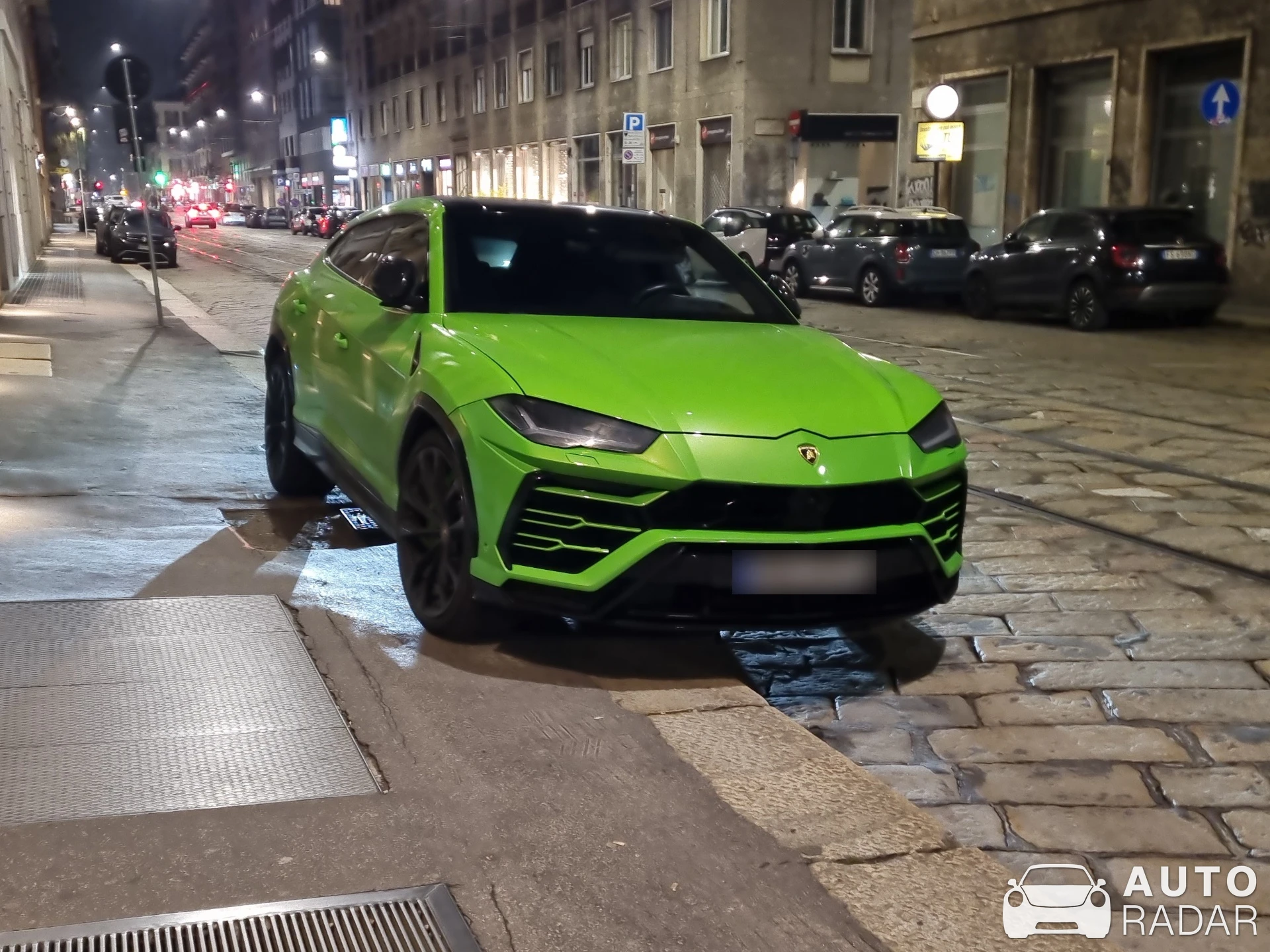 Lamborghini Urus spotted in Milano, Italy