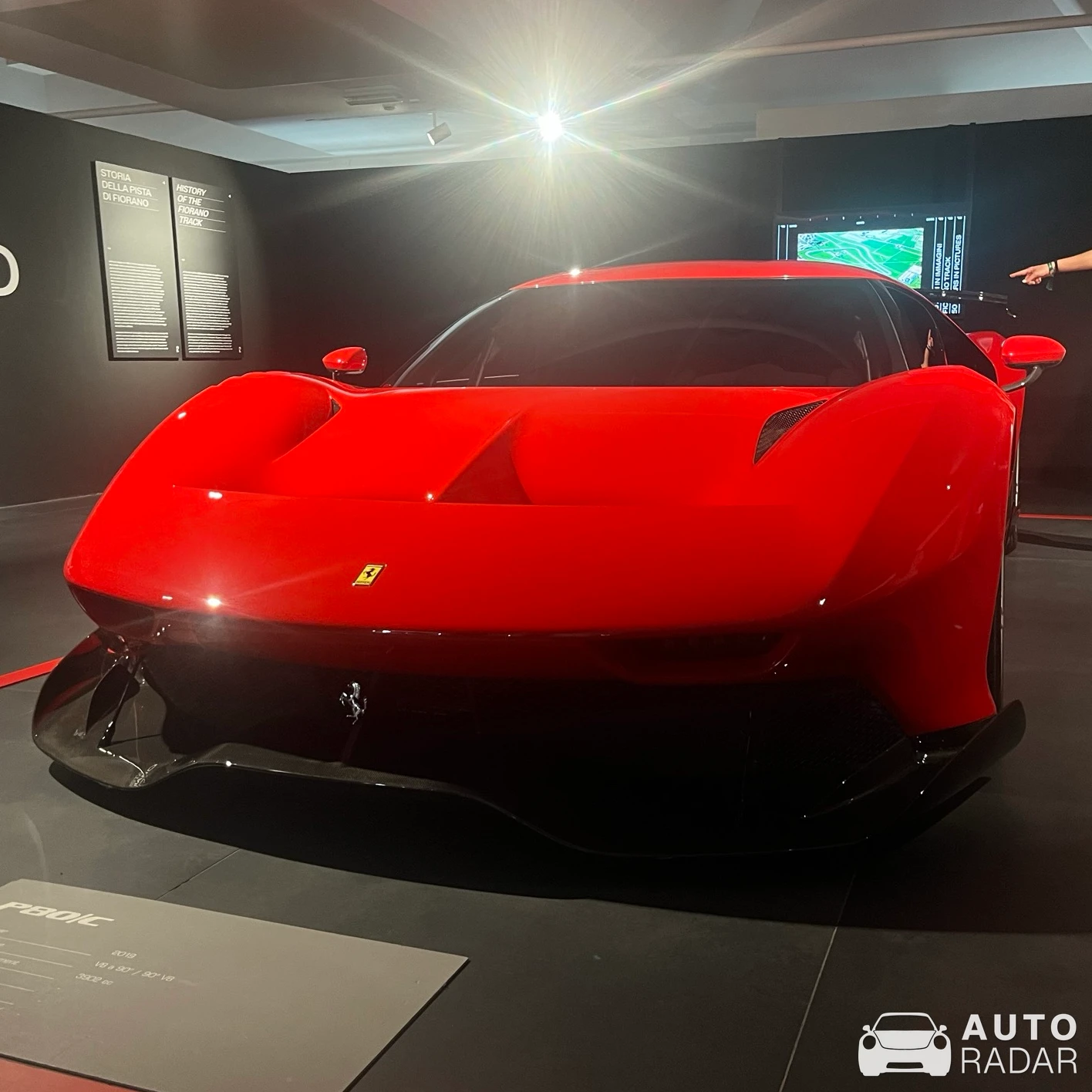 Ferrari P80/C spotted in Maranello