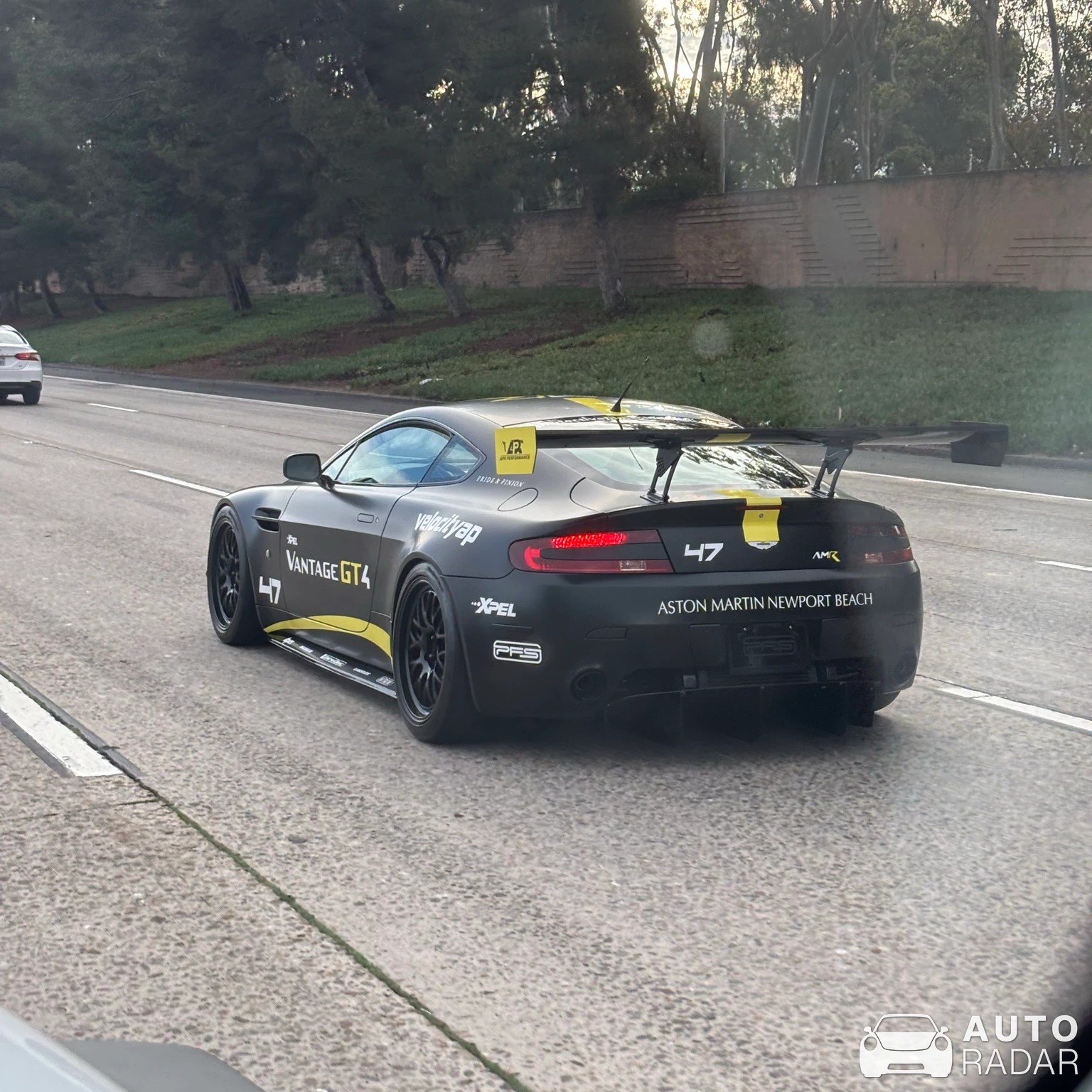 Aston Martin V8 Vantage GT4 spotted in Irvine, United States