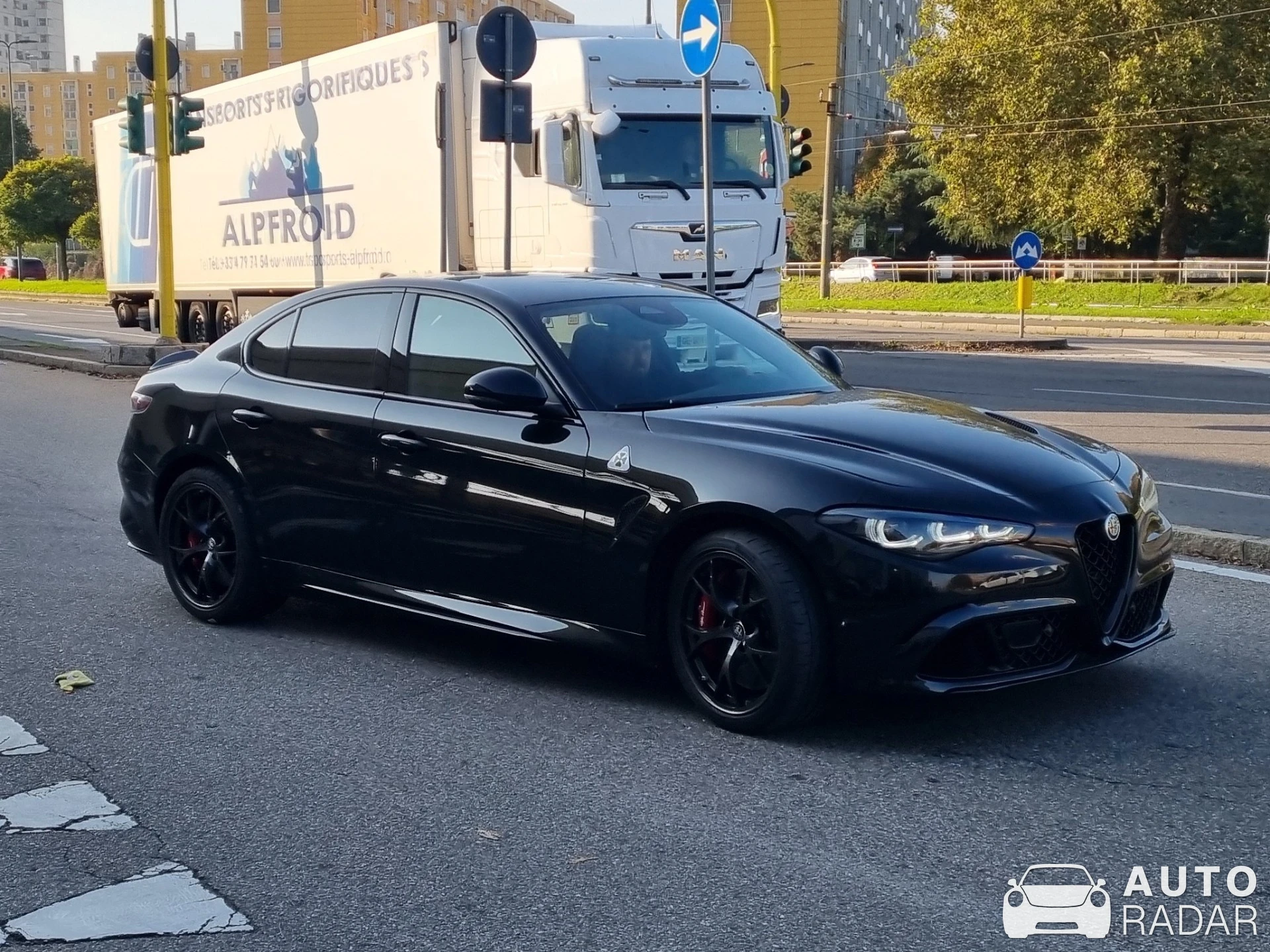 Alfa Romeo Giulia Quadrifoglio 2023 spotted in Città metropolitana di Milano, Italia
