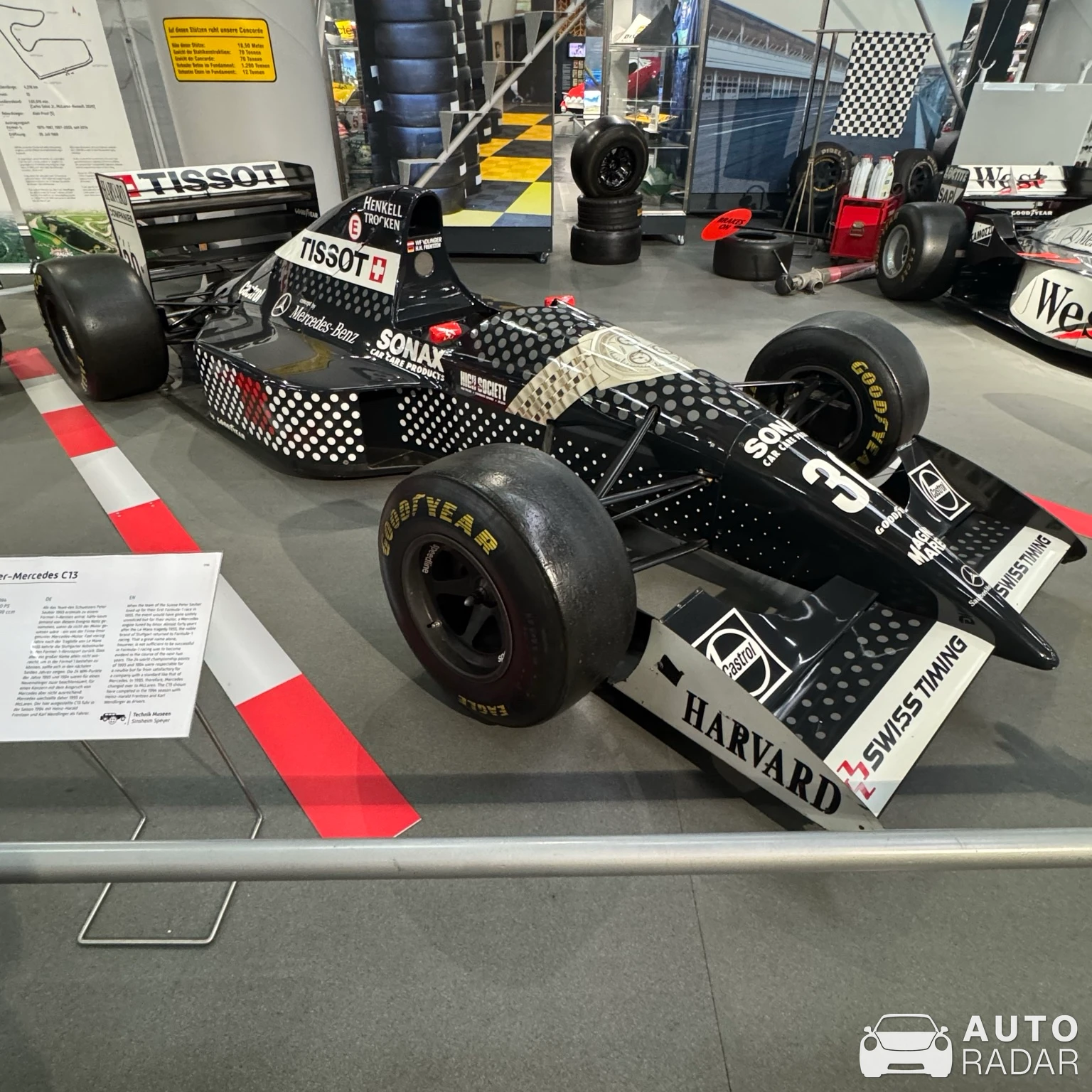 Sauber C13 spotted in Sinsheim