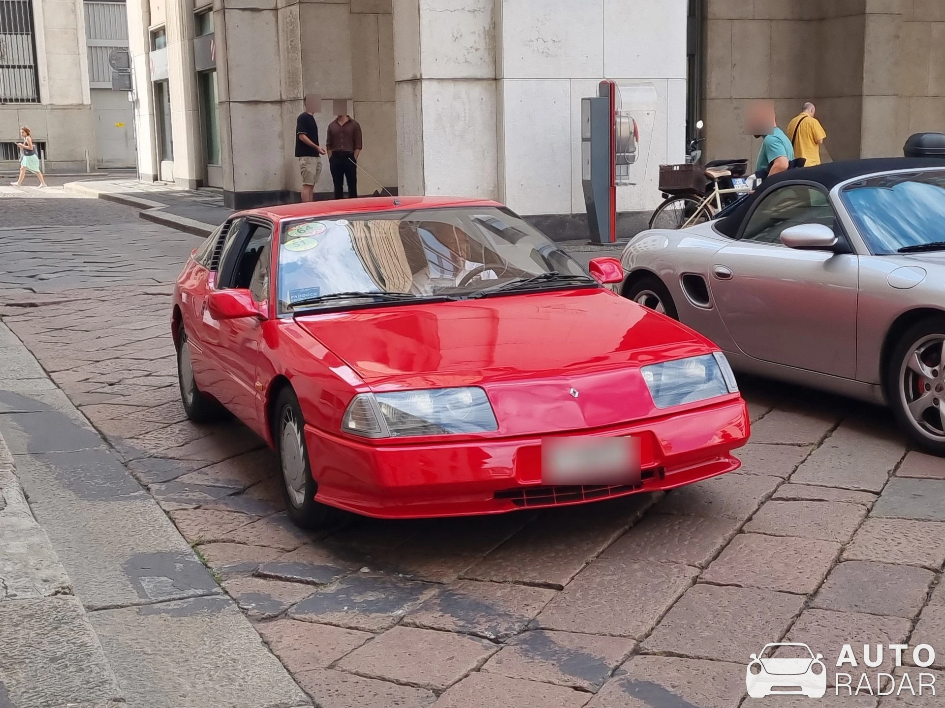 Alpine V6 Turbo spotted in Milano, Italy