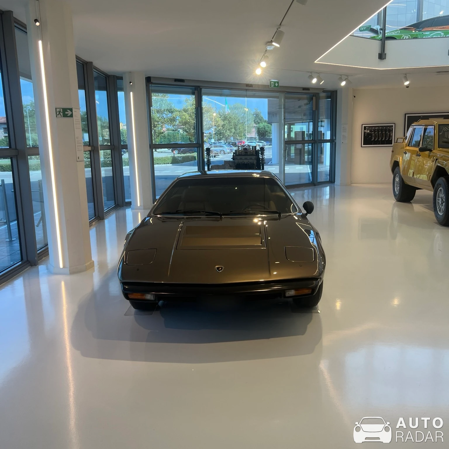 Lamborghini Silhouette P300 spotted in Sant'Agata Bolognese
