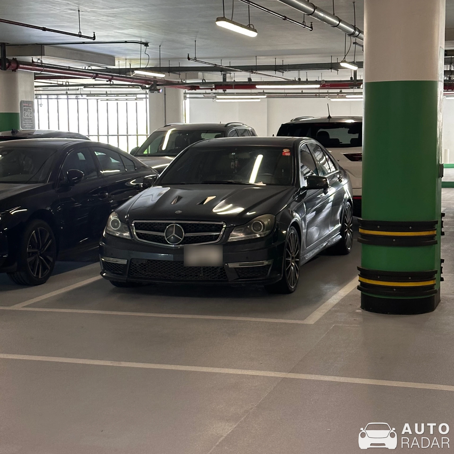 Mercedes-AMG C 63 Coupé W204 spotted in Dubai, United Arab Emirates