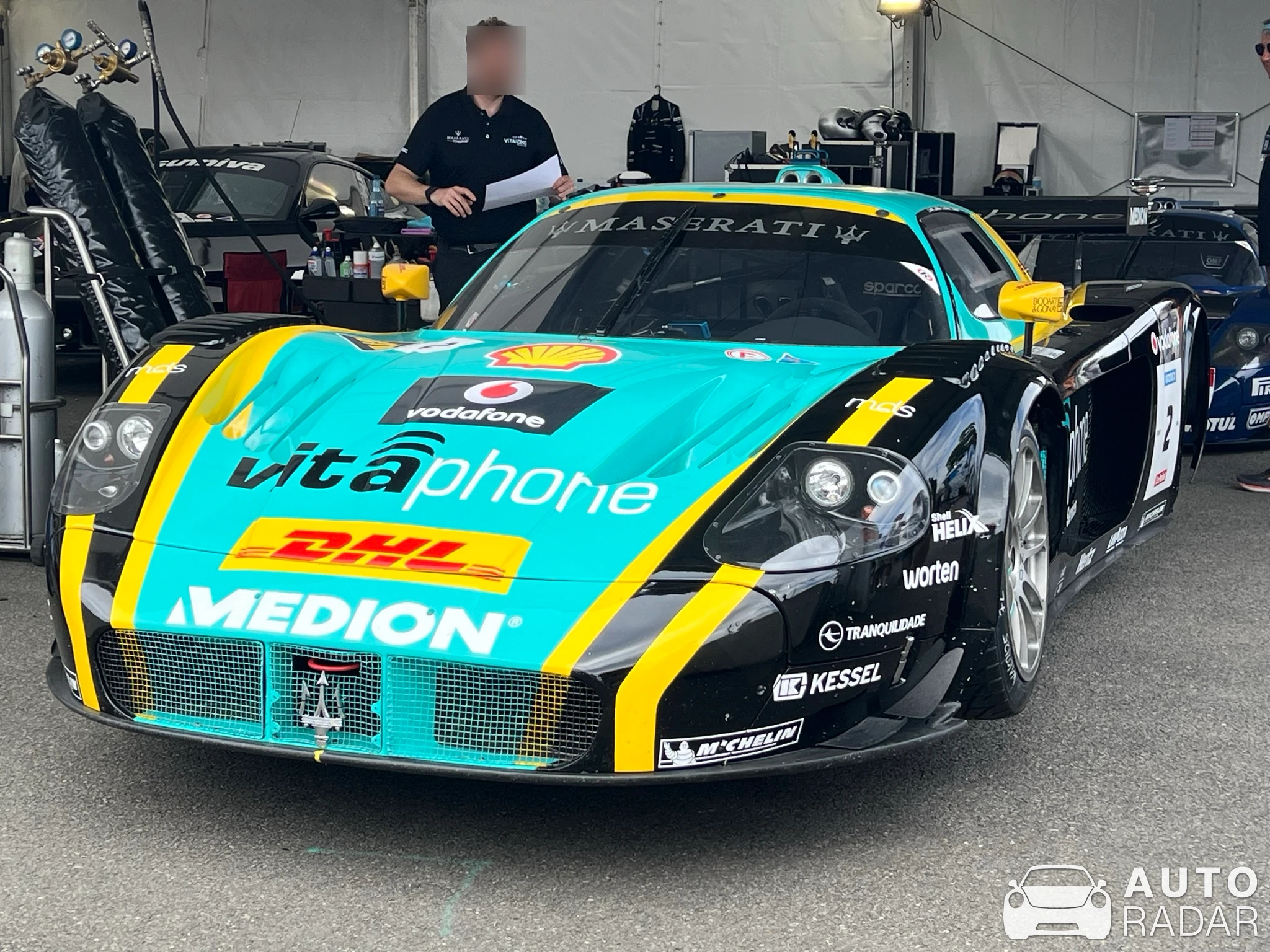 Maserati MC12 Versione Corse spotted in Le Mans