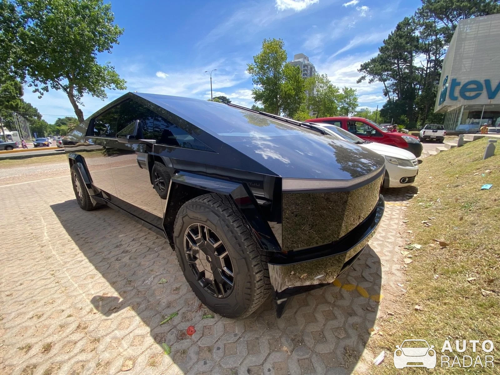 Tesla Cybertruck spotted in Punta del Este, Uruguay