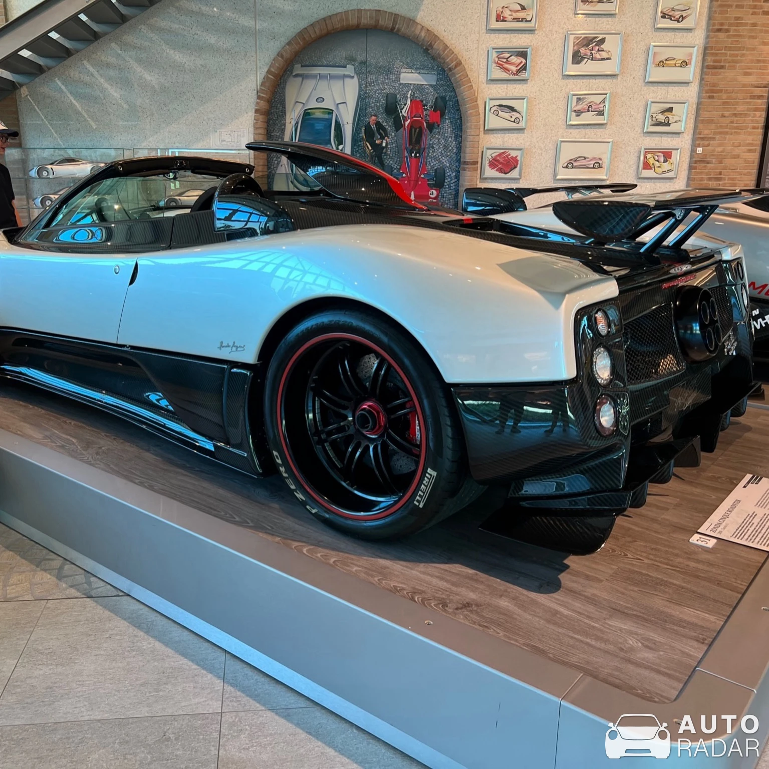 Pagani Zonda Cinque Roadster spotted in San Cesario sul Panaro