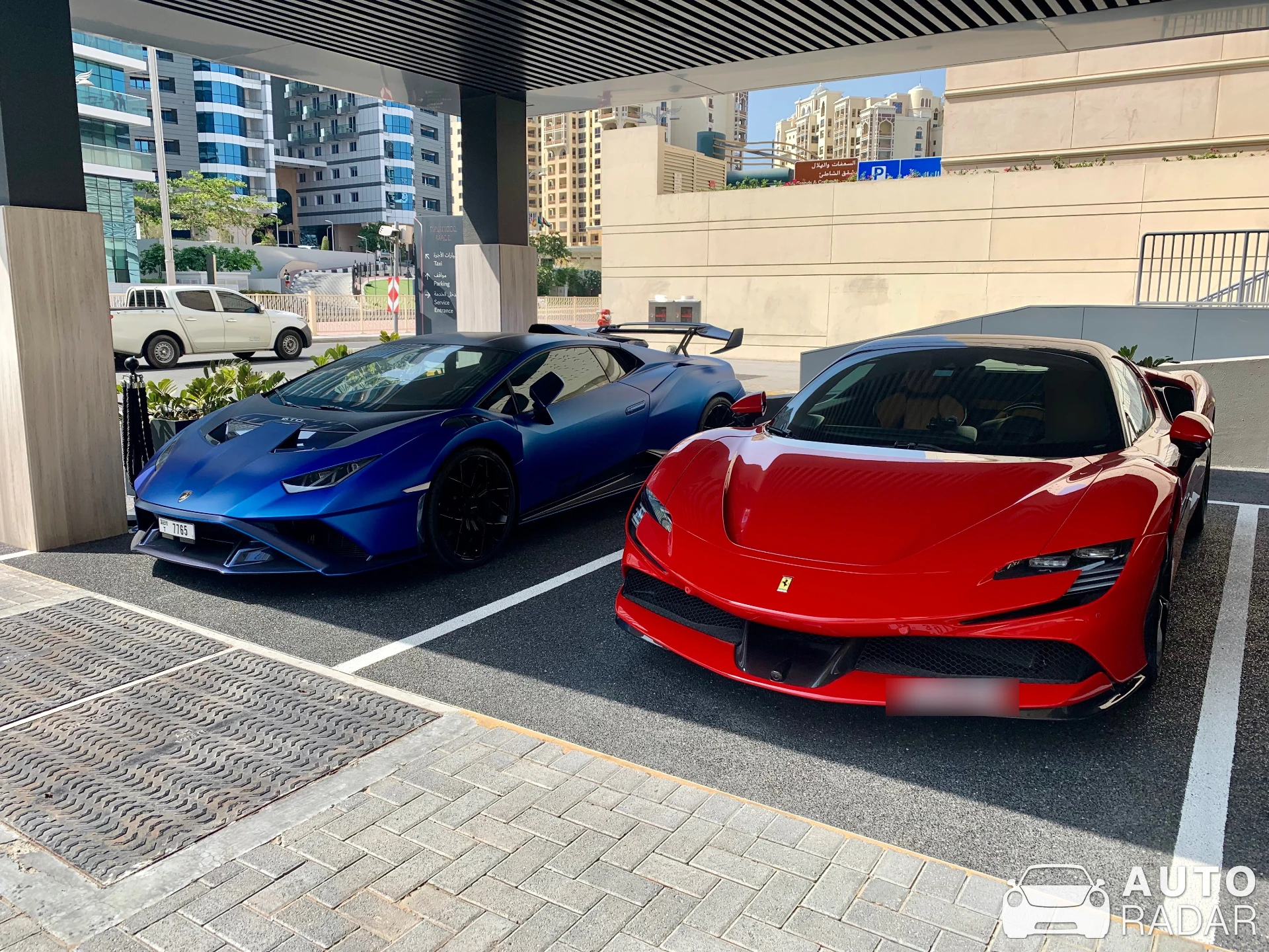 Ferrari SF90 Spider spotted in Dubai, United Arab Emirates