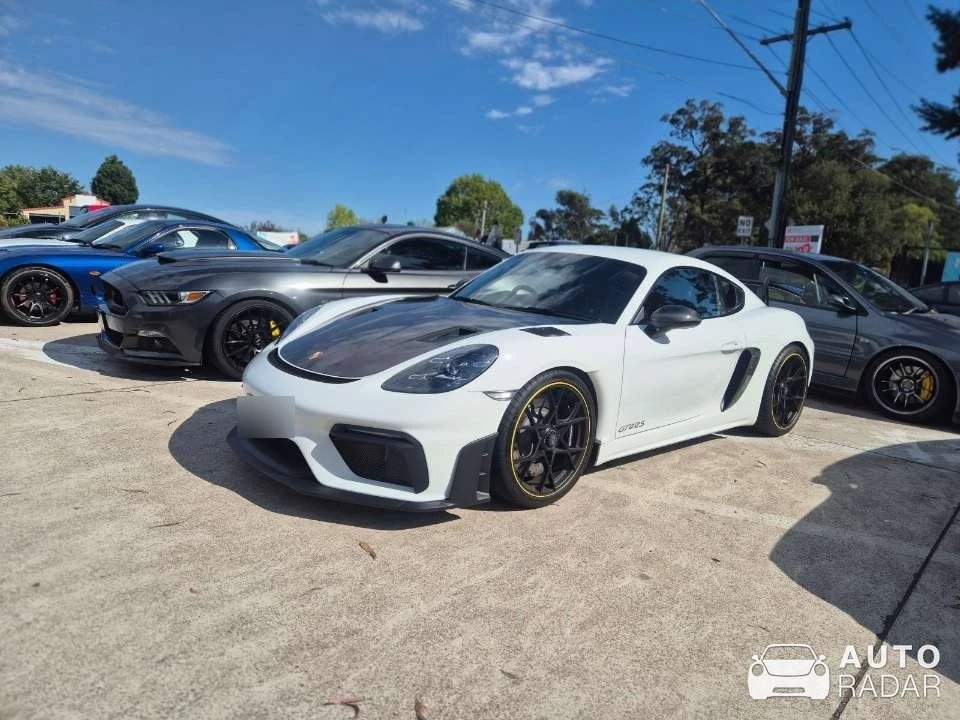 Porsche 718 Cayman GT4 RS spotted in Holroyd, Australia